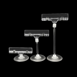 JU-11 Rotatable POP Sign Holder Clip | Advertising Clip | Price Tag Clips | with Round Base