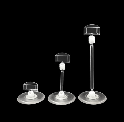 JU-12 Rotatable POP Sign Holder Clip | Advertising Clip | Price Tag Clips | with Round Base