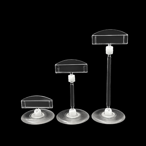 JU-13 Rotatable POP Sign Holder Clip | Advertising Clip | Price Tag Clips | with Round Base
