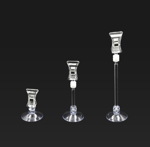 JU-17 Adjustable POP Suction Cup Clip | Advertising Clip | Price Tag Clips | for Retail Display