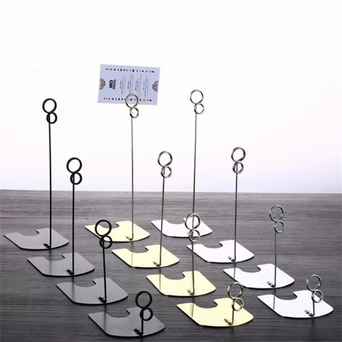 JP-16 Metal Label Holder | Price Tag Holder | Bakery Display Clip | Table Number Holder