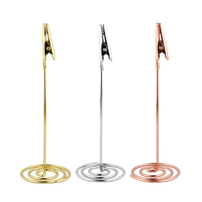 JP-25 Metal Label Holder | Price Tag Holder | Bakery Display Clip | Table Number Holder