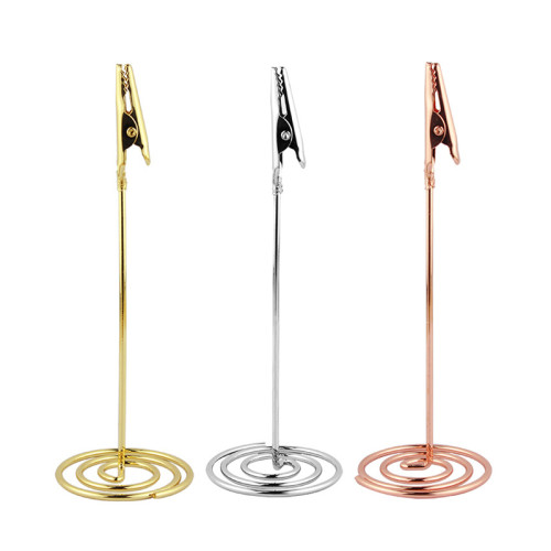 JP-25 Metal Label Holder | Price Tag Holder | Bakery Display Clip | Table Number Holder