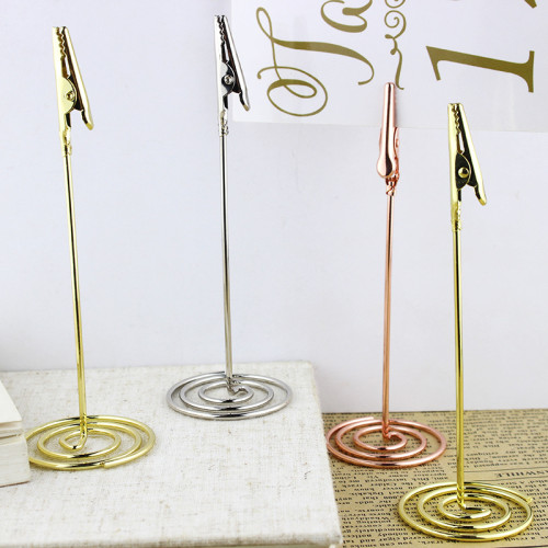 JP-25 Metal Label Holder | Price Tag Holder | Bakery Display Clip | Table Number Holder