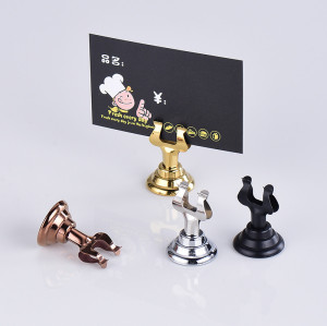 JP-27 Metal Label Holder | Price Tag Holder | Bakery Display Clip | Table Number Holder