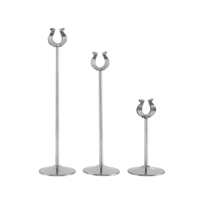 JP-28 Metal Label Holder | Price Tag Holder | Bakery Display Clip | Table Number Holder