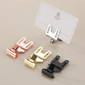 JP-29 Metal Label Holder | Price Tag Holder | Bakery Display Clip | Table Number Holder