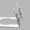JP-30 Metal Label Holder | Price Tag Holder | Bakery Display Clip | Table Number Holder
