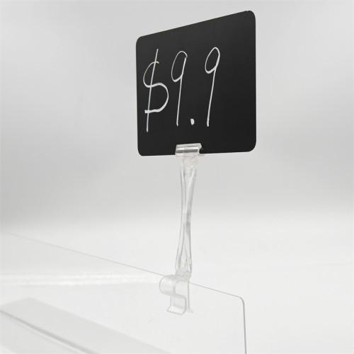 JU-49B POP Price Tag Holder | Price Tag Clip | Merchandise Label Clip | Retail Sign Clip