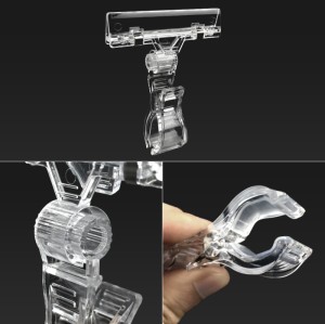 Rotatable POP Sign Holder Clip | Advertising Clip | Price Tag Clip | Retail Display Clip