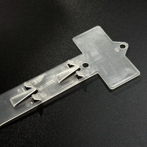 Retail Hanging Merchandise Strip | Clip Display Strips | Potato Chip Bag Holder | with Label Header