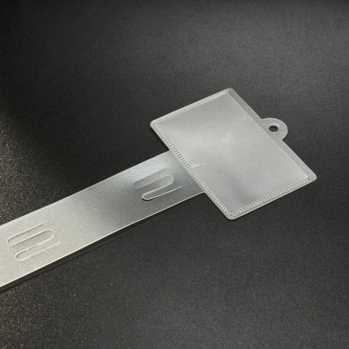 Retail Hanging Merchandise Strip | Clip Display Strips | Potato Chip Bag Holder | with Label Header