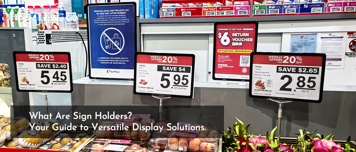 What Are Sign Holders? Your Guide to Versatile Display Solutions.