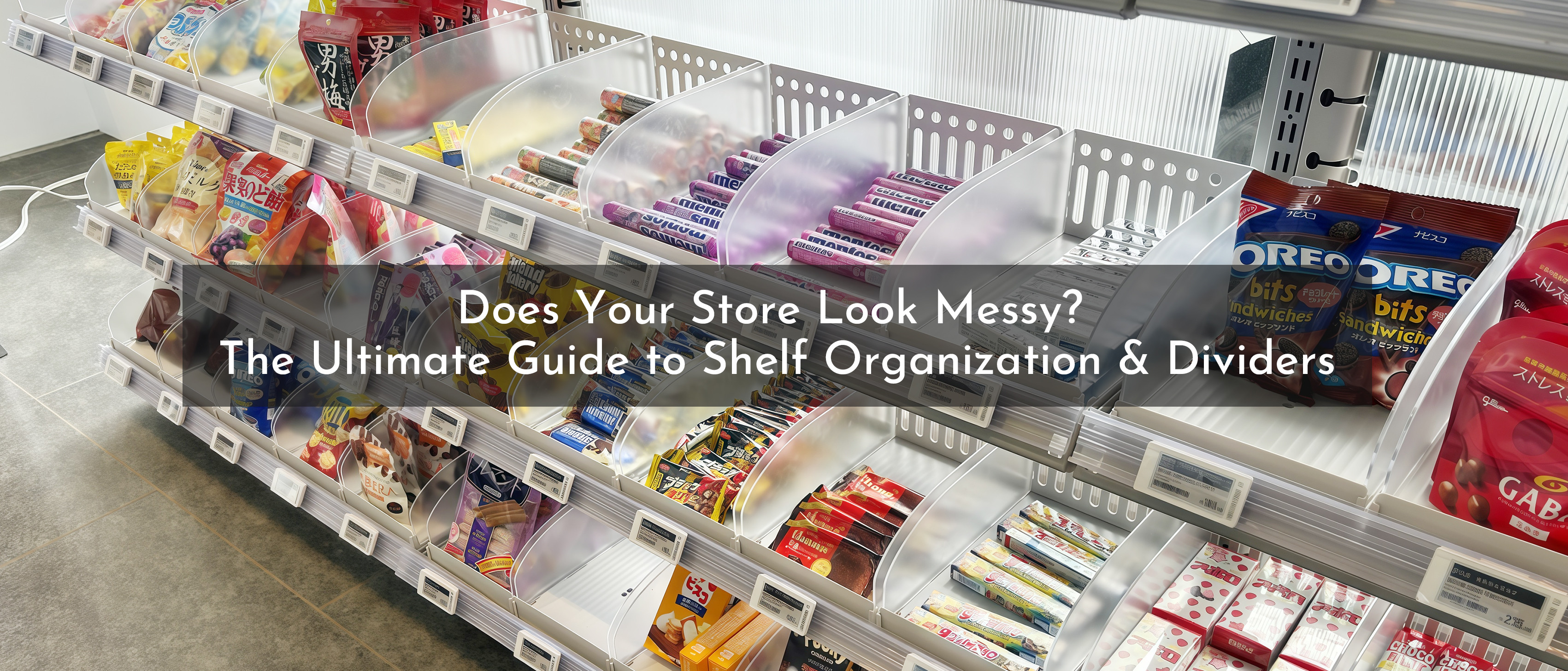 Does Your Store Look Messy? The Ultimate Guide to Shelf Organization & Dividers