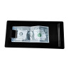 JV-4 Black Plastic Cash Clip Tray | POS Cash Tray | Bill Tray | Checkout Tray for Cash Organization