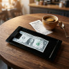 JV-4 Black Plastic Cash Clip Tray | POS Cash Tray | Bill Tray | Checkout Tray for Cash Organization