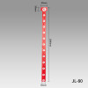 JL-80 Pvc Merchandising Strips | Hanging Display Strips | 12 Holes for Store Merchandising