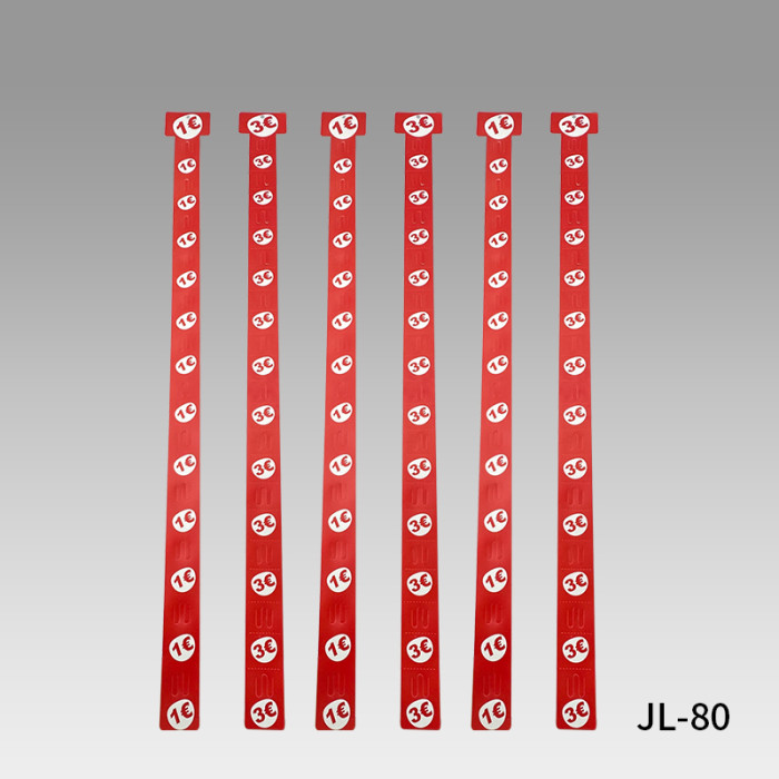 JL-80 Pvc Merchandising Strips | Hanging Display Strips | 12 Holes for Store Merchandising