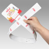 JL-81A Hanging PVC Clip Display Strips | Merchandise Strips | with Label Header for Candy Chips Display