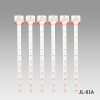 JL-81A Hanging PVC Clip Display Strips | Merchandise Strips | with Label Header for Candy Chips Display