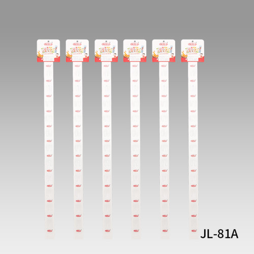 JL-81A Hanging PVC Clip Display Strips | Merchandise Strips | with Label Header for Candy Chips Display