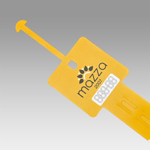 JL-81B Custom Printing Clip Hang Strips | Merchandise Strips | with Label Header for Snack Display