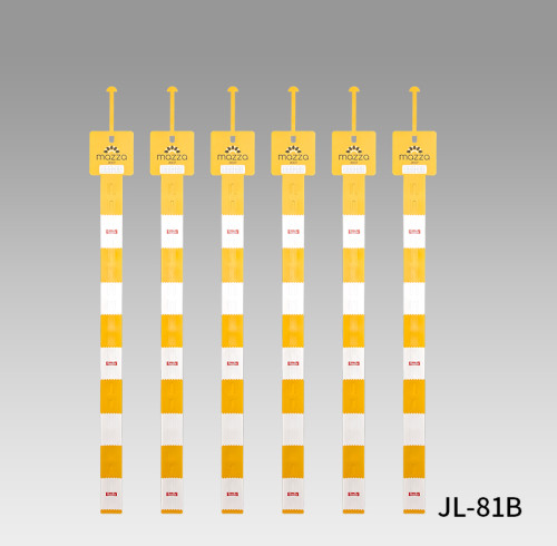 JL-81B Custom Printing Clip Hang Strips | Merchandise Strips | with Label Header for Snack Display