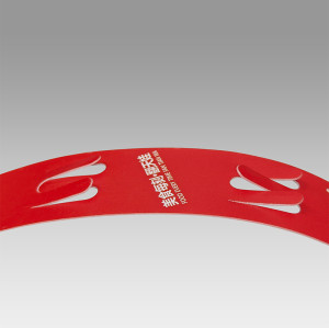 JL-81C Custom Printing Clip Hang Strips | Merchandise Strips | with Label Header for Snack Display