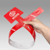 JL-81C Custom Printing Clip Hang Strips | Merchandise Strips | with Label Header for Snack Display