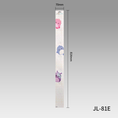 JL-81E Pvc Cartoon Printed Clip Hang Strips | Merchandise Strips | for Snack Display