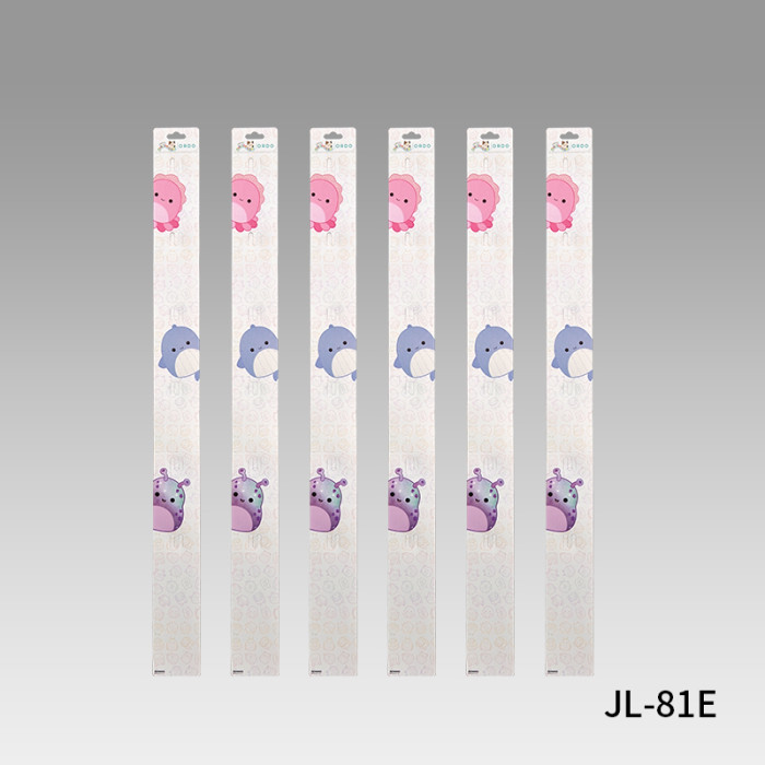 JL-81E Pvc Cartoon Printed Clip Hang Strips | Merchandise Strips | for Snack Display