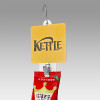 JL-83B Custom Printing Clip Hang Strips | Merchandise Strips | with Metal Clips for Snack Display
