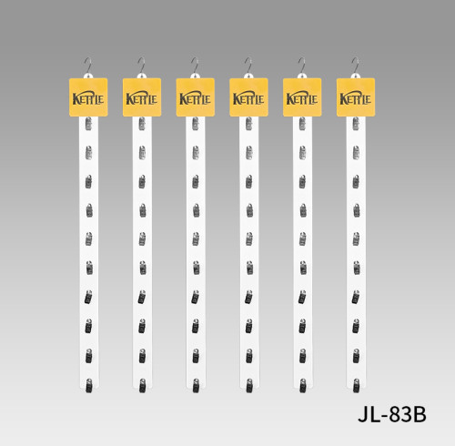 JL-83B Custom Printing Clip Hang Strips | Merchandise Strips | with Metal Clips for Snack Display