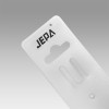 JL-87 Clear Pvc Custom Printed Clip Display Strips | Hanging Merchandise Strips | for Snack Display
