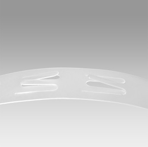 JL-88B Clear Clip Hang Strips | Merchandise Strips | with Label Header for Snack Display