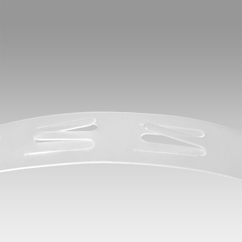 JL-88B Clear Clip Hang Strips | Merchandise Strips | with Label Header for Snack Display