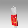 JL-88C Clear Cuttable Clip Display Strips | Merchandise Strips | with Label Header for Snack Display