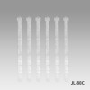 JL-88C Clear Cuttable Clip Display Strips | Merchandise Strips | with Label Header for Snack Display