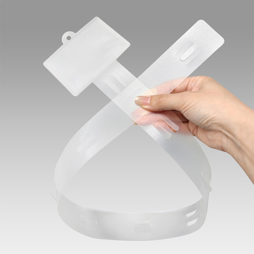 JL-88D Clear Clip Display Strips | Merchandise Strips | with Label Header for Snack Display