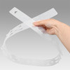 JL-89 Pvc Diagonal Grain Shelf Clip Display Strips | Hanging Merchandise Strips | for Snack Display