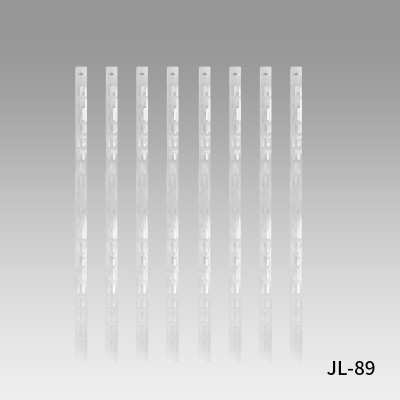 JL-89 Pvc Diagonal Grain Shelf Clip Display Strips | Hanging Merchandise Strips | for Snack Display
