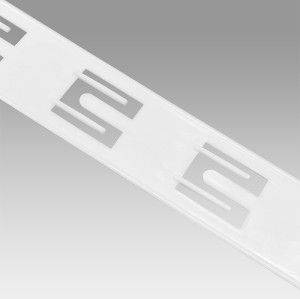 JL-92 White PP Clip Display Strips | Merchandise Strips | with Label Header for Snack Display
