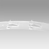 JL-95 Clear Clip Display Strips | Merchandise Strips | with Label Header for Snack Display