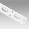 JL-96 White PP Clip Display Strips | Merchandise Strips | with Label Header for Snack Display