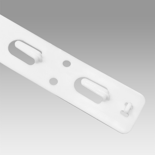 JL-96 White PP Clip Display Strips | Merchandise Strips | with Label Header for Snack Display