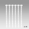 JL-96 White PP Clip Display Strips | Merchandise Strips | with Label Header for Snack Display