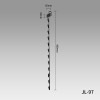 JL-97 Metal Clip Display Strips | Merchandise Strips | with Label Header for Snack Display