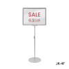 JK-4F Adjustable Height Floor Standing Sign Holder with U-Shaped Base for Promotional Displays
