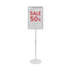 JK-4F Adjustable Height Floor Standing Sign Holder with U-Shaped Base for Promotional Displays