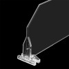 JL-34 Shelf Divider | Transparent PET Shelf Partition | 60mm for Retail Display